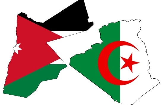 نتيجة بحث الصور عن الأردن والجزائر
